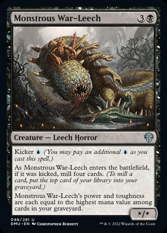 Monstrous War-Leech [Dominaria United] | GnG Games