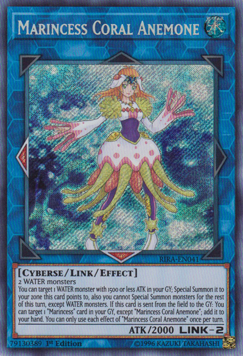 Marincess Coral Anemone [RIRA-EN041] Secret Rare | GnG Games