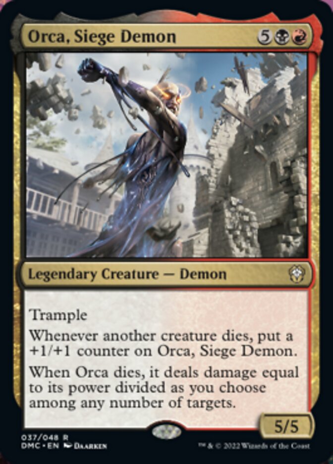 Orca, Siege Demon [Dominaria United Commander] | GnG Games