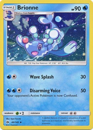 Brionne (40/149) (Cosmos Holo) [Sun & Moon: Base Set] | GnG Games