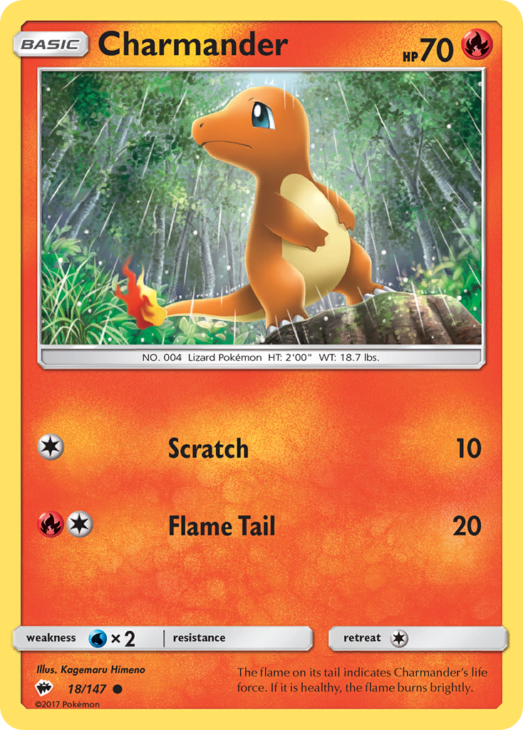 Charmander (18/147) [Sun & Moon: Burning Shadows] | GnG Games