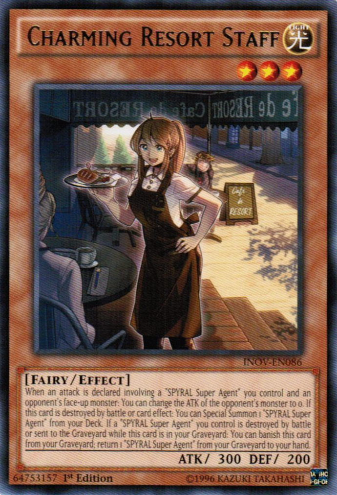 Charming Resort Staff [INOV-EN086] Rare | GnG Games