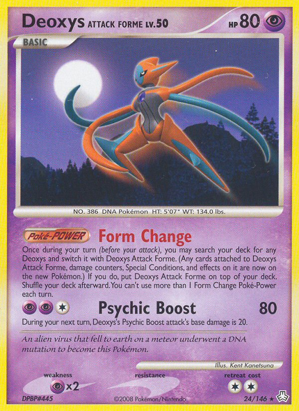 Deoxys Attack Forme (24/146) [Diamond & Pearl: Legends Awakened] | GnG Games