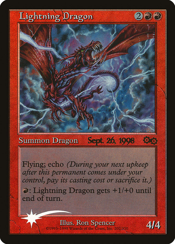 Lightning Dragon [Urza's Saga Promos] | GnG Games