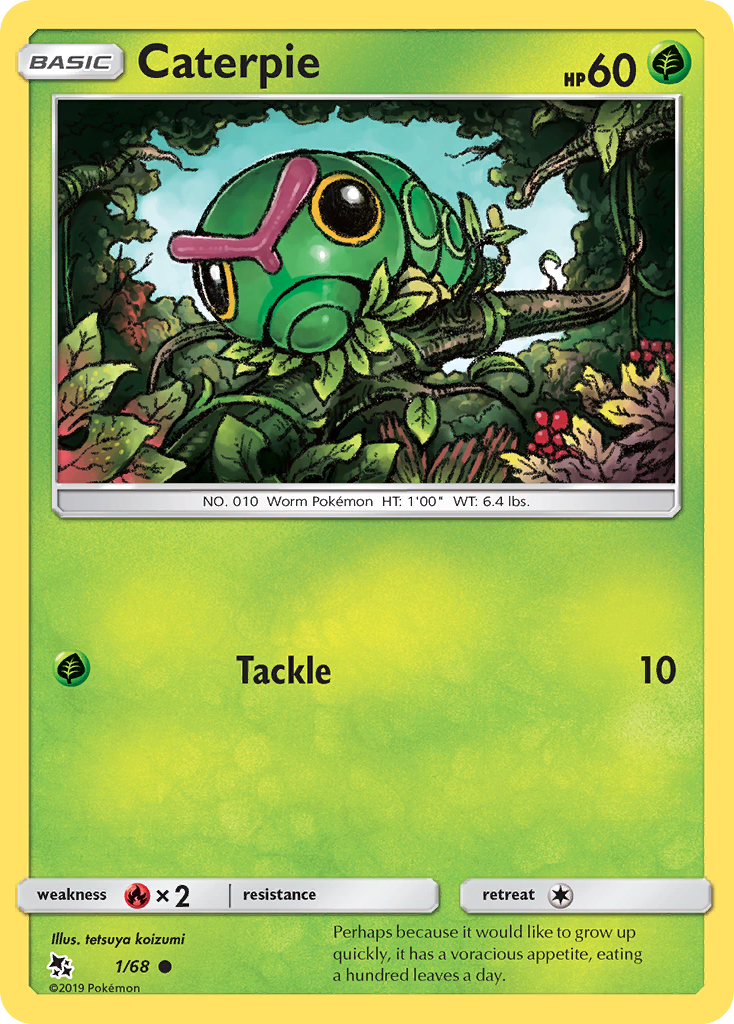 Caterpie (1/68) [Sun & Moon: Hidden Fates] | GnG Games