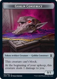 Goblin Construct // Kor Warrior Double-sided Token [Zendikar Rising Tokens] | GnG Games