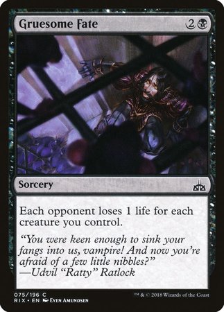 Gruesome Fate [Rivals of Ixalan] | GnG Games