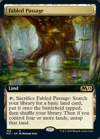 Fabled Passage (Extended Art) [Core Set 2021] | GnG Games