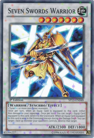 Seven Swords Warrior [SP13-EN048] Starfoil Rare | GnG Games