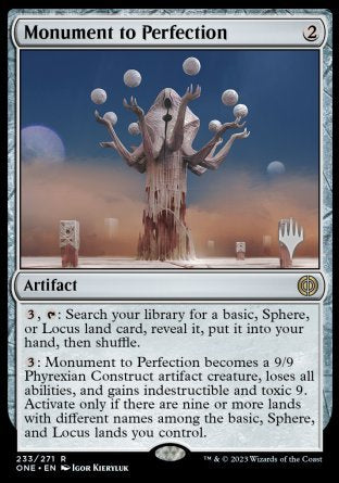 Monument to Perfection (Promo Pack) [Phyrexia: All Will Be One Promos] | GnG Games