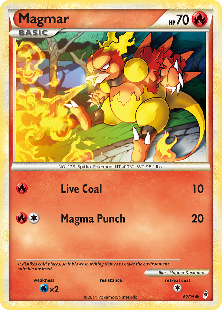 Magmar (62/95) [HeartGold & SoulSilver: Call of Legends] | GnG Games