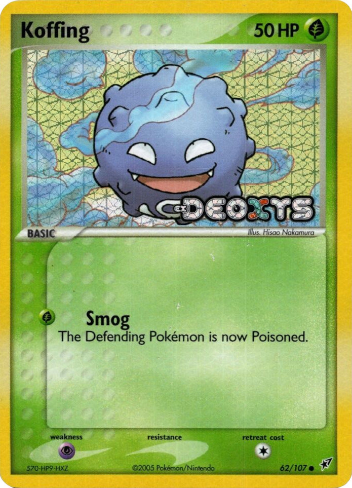 Koffing (62/107) (Stamped) [EX: Deoxys] | GnG Games