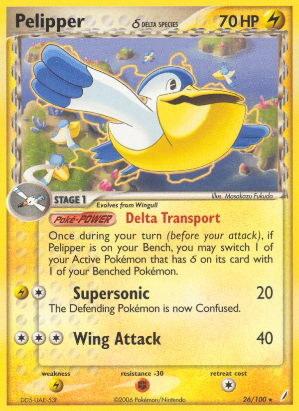 Pelipper(26/100) (Delta Species) [EX: Crystal Guardians] | GnG Games