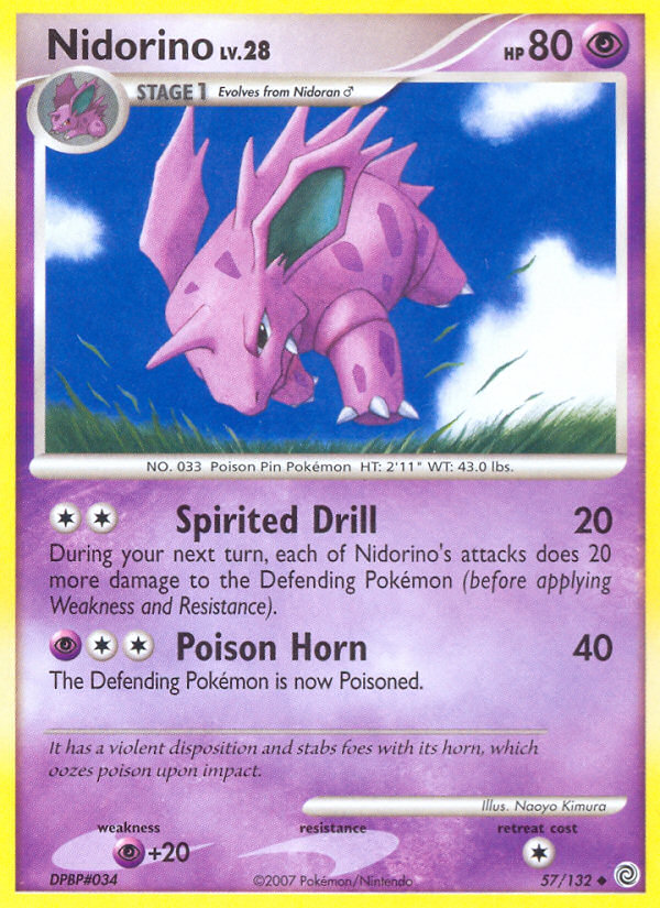 Nidorino (57/132) [Diamond & Pearl: Secret Wonders] | GnG Games