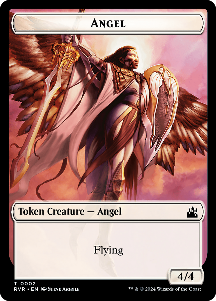 Angel Token (0002) [Ravnica Remastered Tokens] | GnG Games