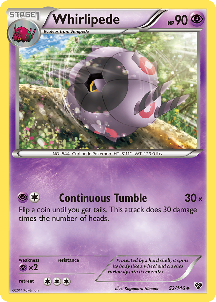 Whirlipede (52/146) [XY: Base Set] | GnG Games