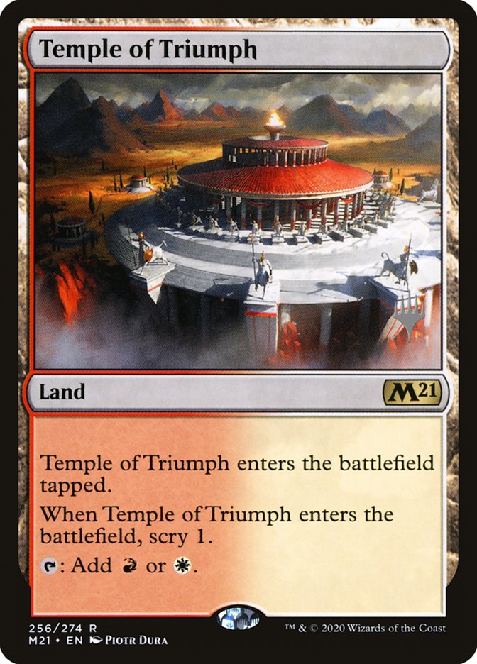 Temple of Triumph (Promo Pack) [Core Set 2021 Promos] | GnG Games