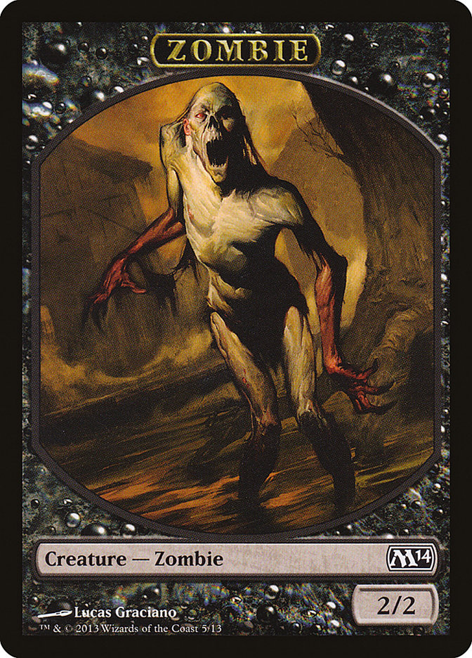 Zombie [Magic 2014 Tokens] | GnG Games