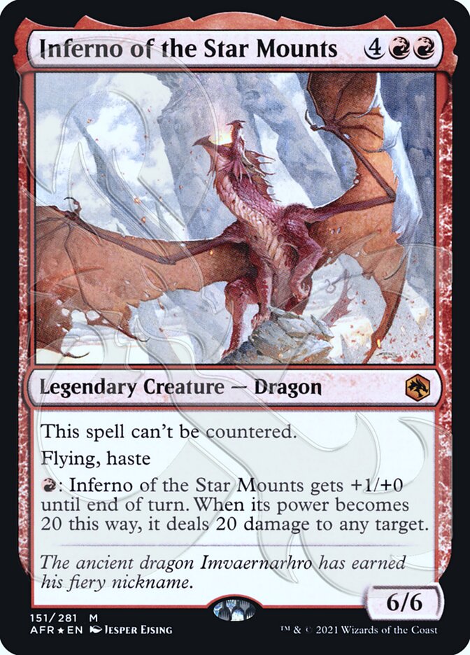 Inferno of the Star Mounts (Ampersand Promo) [Dungeons & Dragons: Adventures in the Forgotten Realms Promos] | GnG Games