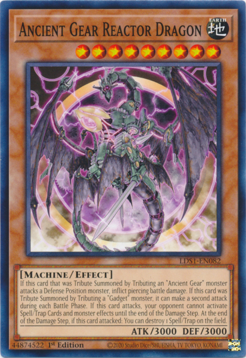 Ancient Gear Reactor Dragon [LDS1-EN082] Common | GnG Games