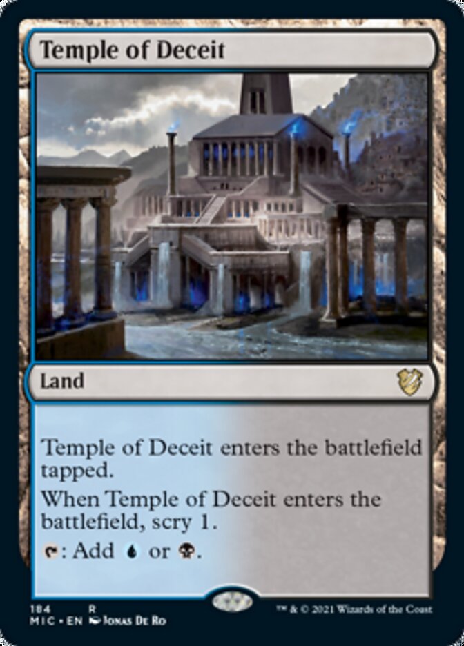 Temple of Deceit [Innistrad: Midnight Hunt Commander] | GnG Games