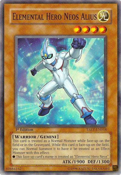 Elemental Hero Neos Alius [TAEV-EN018] Super Rare | GnG Games