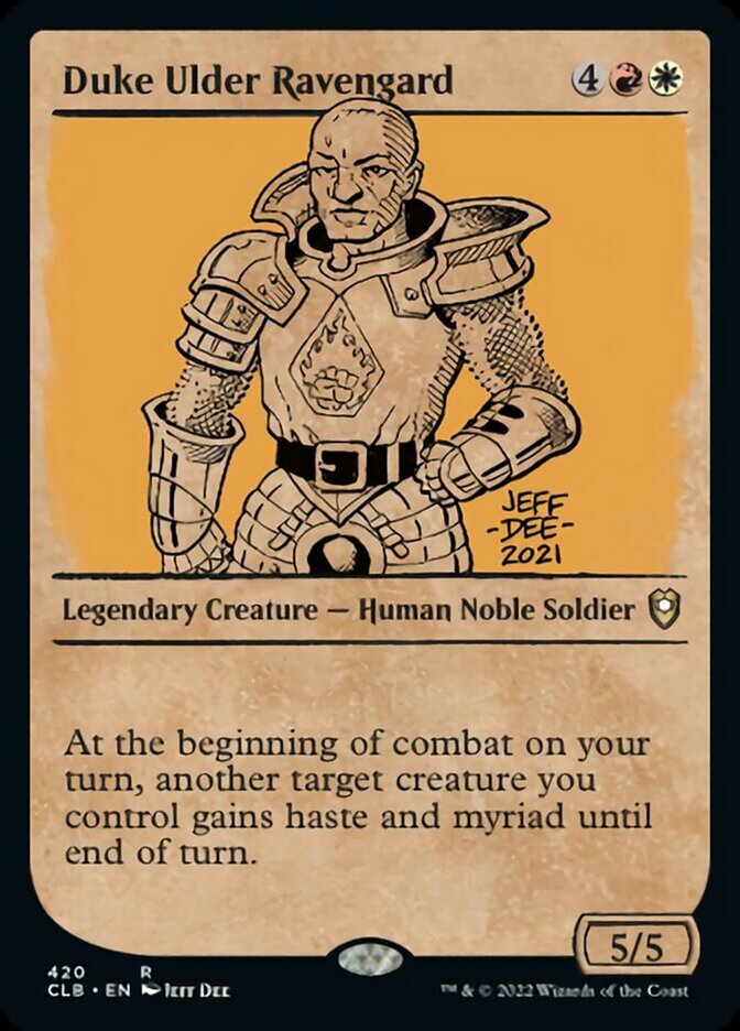 Duke Ulder Ravengard (Showcase) [Commander Legends: Battle for Baldur's Gate] | GnG Games