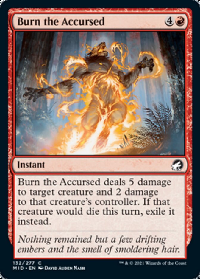 Burn the Accursed [Innistrad: Midnight Hunt] | GnG Games
