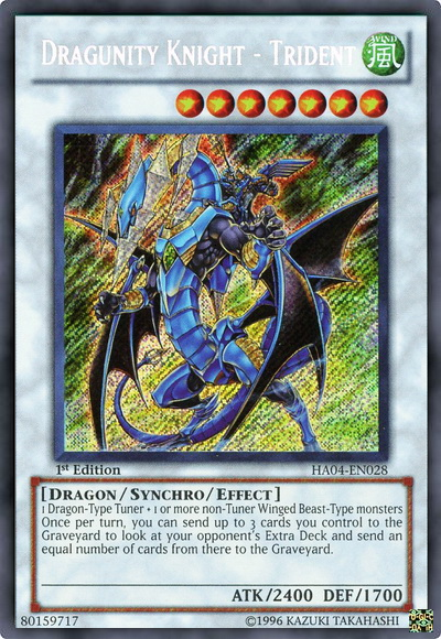 Dragunity Knight - Trident [HA04-EN028] Secret Rare | GnG Games