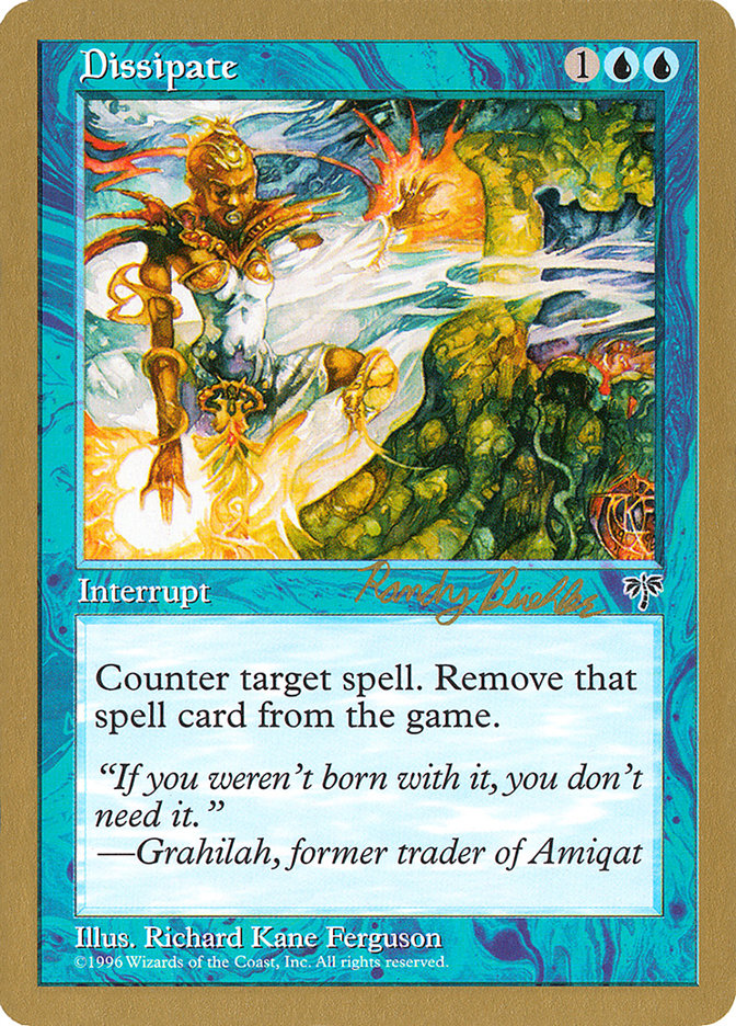 Dissipate (Randy Buehler) [World Championship Decks 1998] | GnG Games