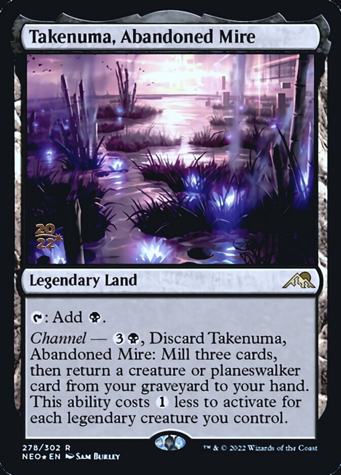 Takenuma, Abandoned Mire [Kamigawa: Neon Dynasty Prerelease Promos] | GnG Games