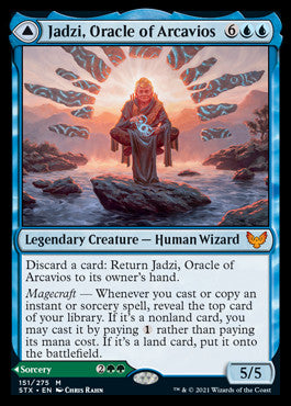 Jadzi, Oracle of Arcavios // Journey to the Oracle [Strixhaven: School of Mages] | GnG Games