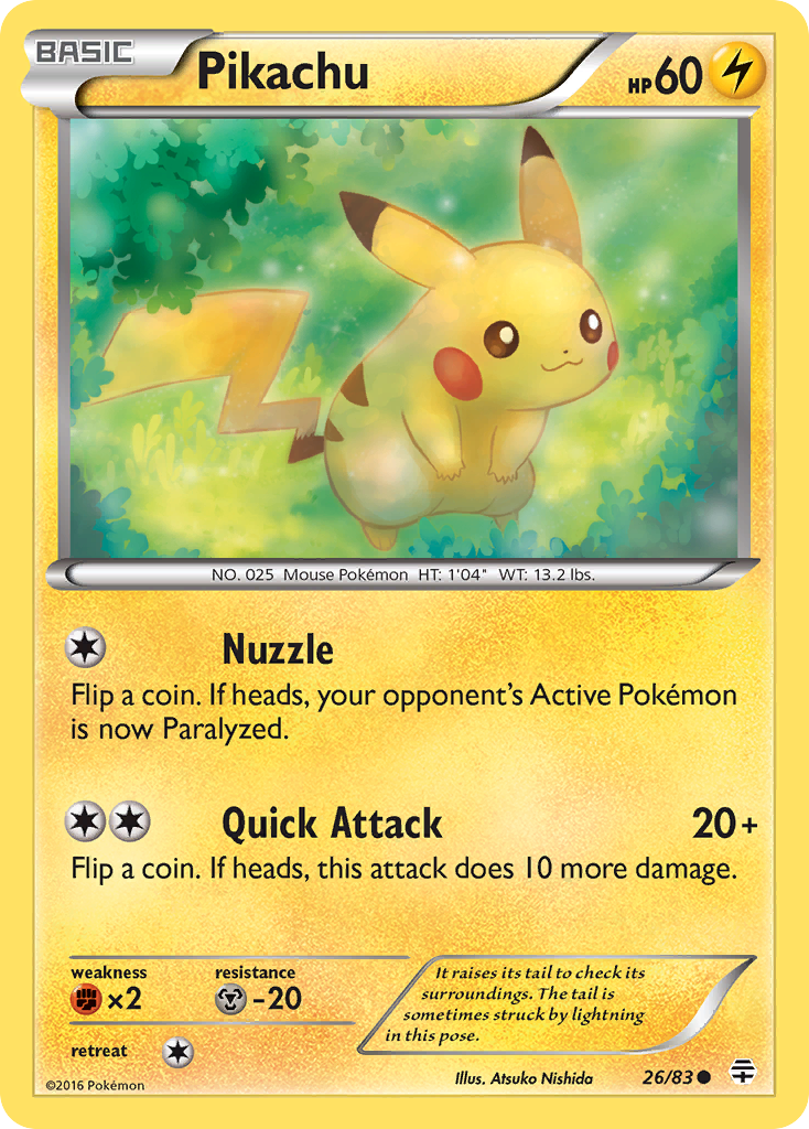 Pikachu (26/83) [XY: Generations] | GnG Games