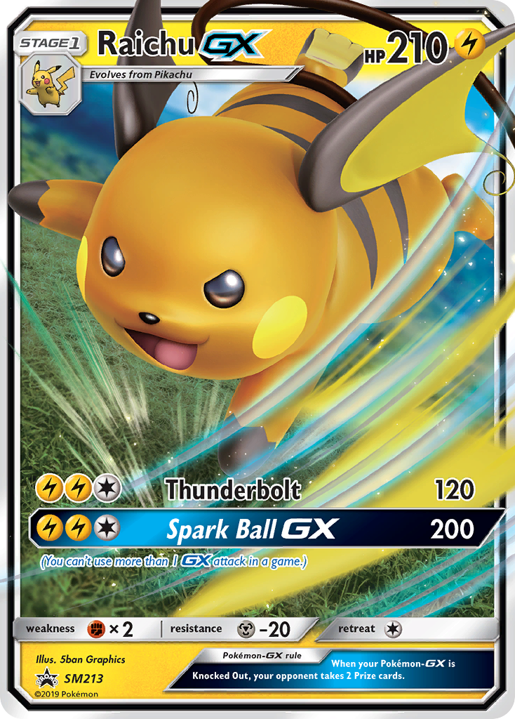 Raichu GX (SM213) [Sun & Moon: Black Star Promos] | GnG Games