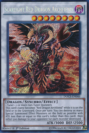 Scarlight Red Dragon Archfiend [DOCS-EN046] Secret Rare | GnG Games