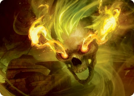 Flameskull Art Card [Dungeons & Dragons: Adventures in the Forgotten Realms Art Series] | GnG Games
