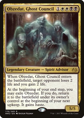 Obzedat, Ghost Council [Modern Masters 2017] | GnG Games