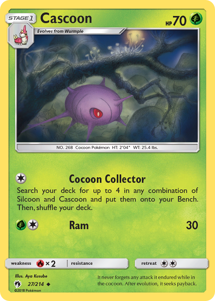 Cascoon (27/214) [Sun & Moon: Lost Thunder] | GnG Games