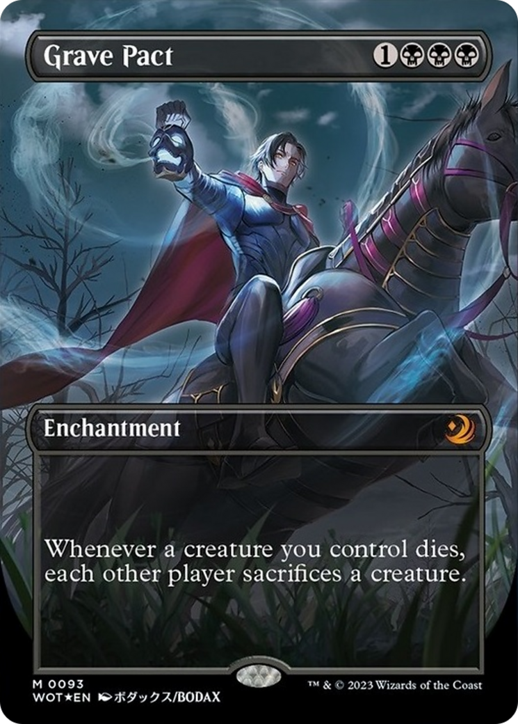 Grave Pact (Anime Borderless) (Confetti Foil) [Wilds of Eldraine: Enchanting Tales] | GnG Games