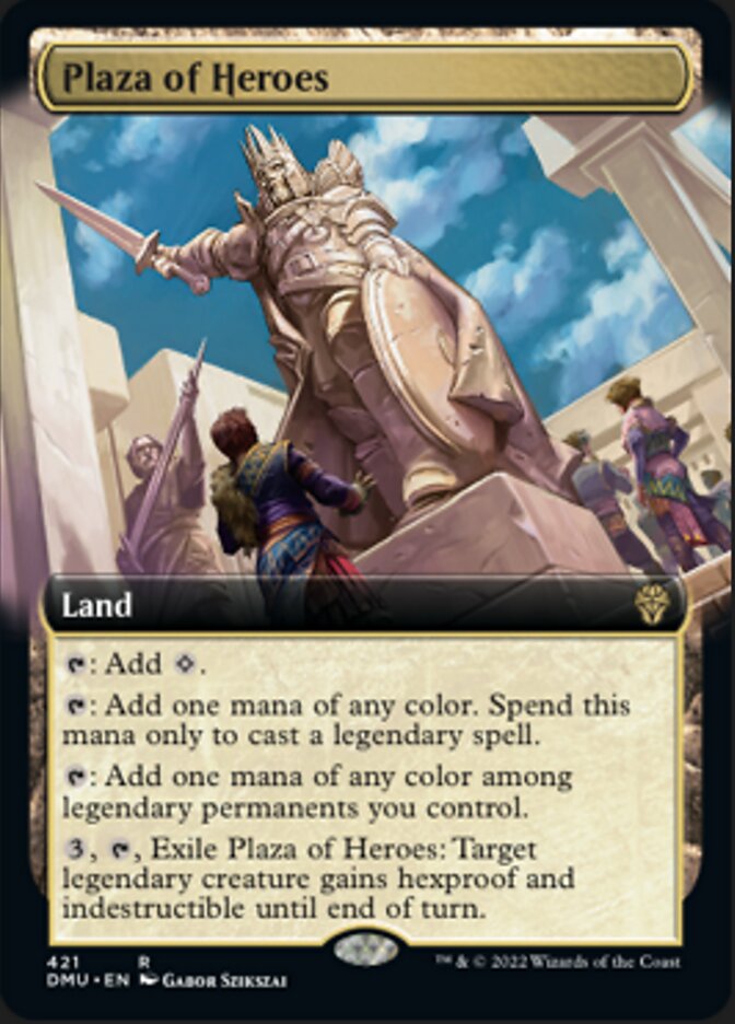Plaza of Heroes (Extended Art) [Dominaria United] | GnG Games