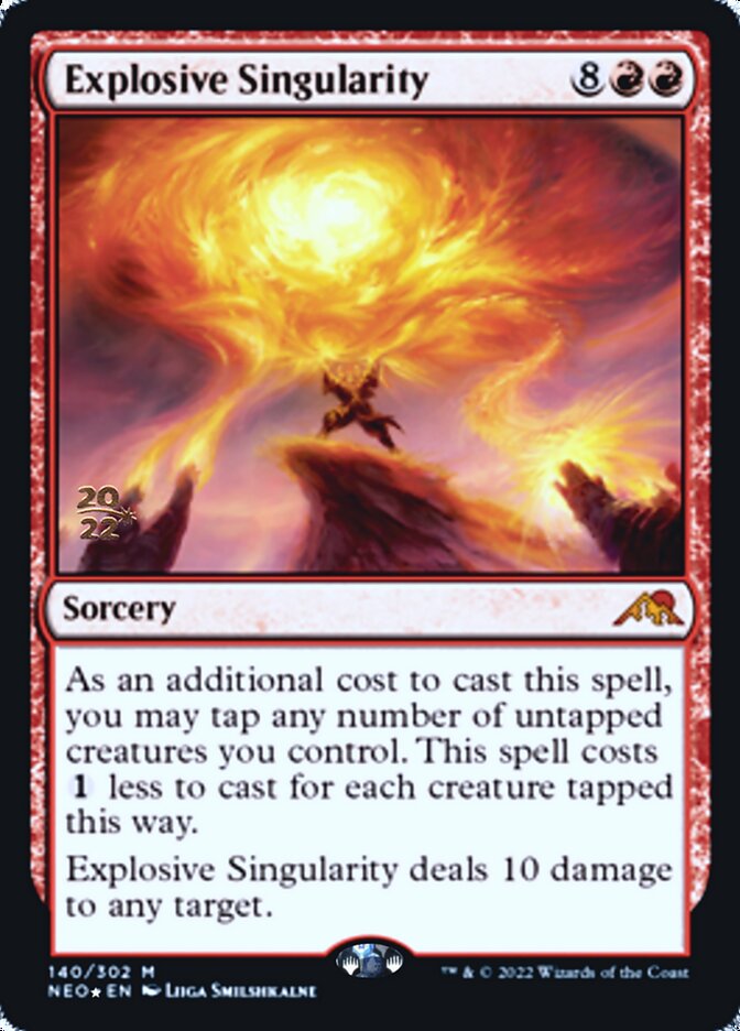 Explosive Singularity [Kamigawa: Neon Dynasty Prerelease Promos] | GnG Games