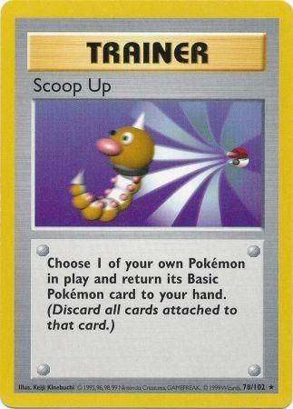 Scoop Up (78/102) [Base Set Shadowless Unlimited] | GnG Games