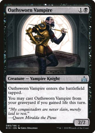 Oathsworn Vampire [Rivals of Ixalan] | GnG Games