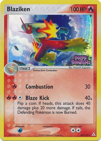 Blaziken (20/110) (Stamped) [EX: Holon Phantoms] | GnG Games