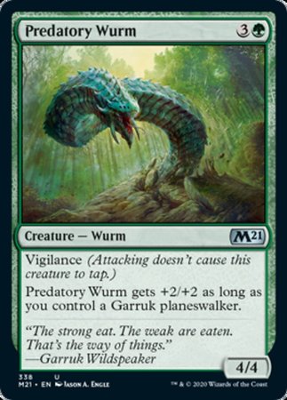 Predatory Wurm [Core Set 2021] | GnG Games