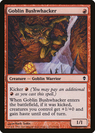 Goblin Bushwhacker [Zendikar] | GnG Games