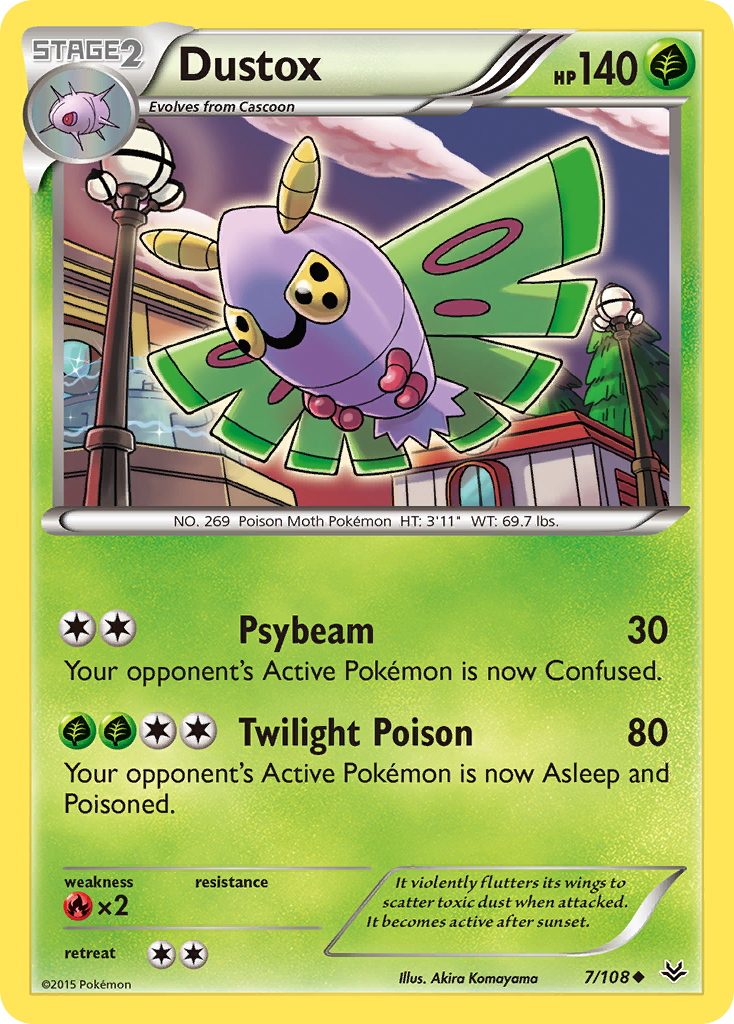 Dustox (7/108) [XY: Roaring Skies] | GnG Games