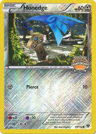 Honedge (83/146) (Regional Championship Promo) [XY: Base Set] | GnG Games