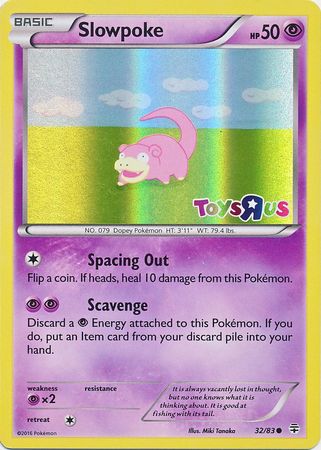 Slowpoke (32/83) (Toys R Us Promo) [XY: Generations] | GnG Games