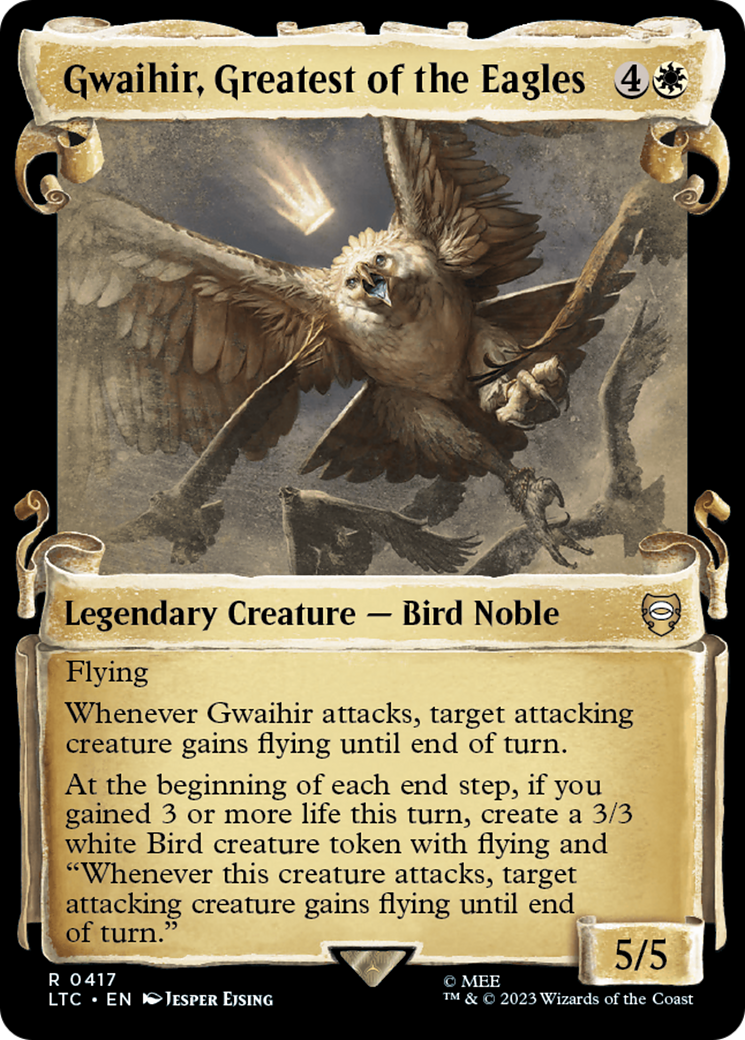 Gwaihir, Greatest of the Eagles [The Lord of the Rings: Tales of Middle-Earth Commander Showcase Scrolls] | GnG Games